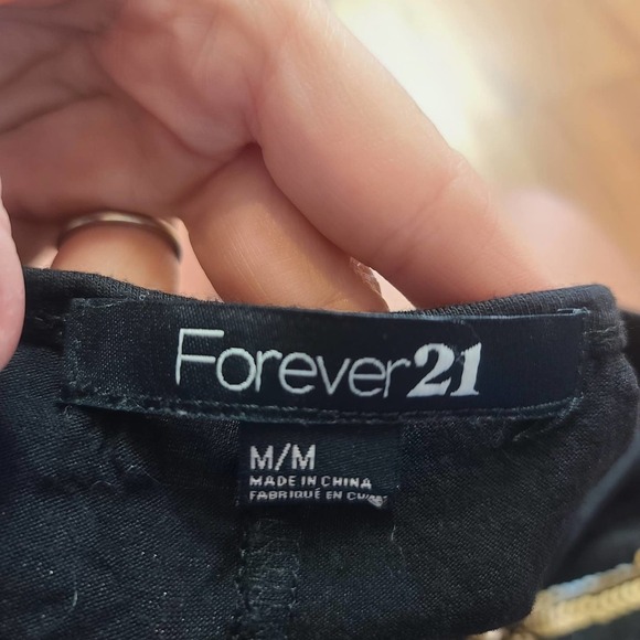 Forever 21 sequined cropped short sleeved tee - Picture 6 of 7